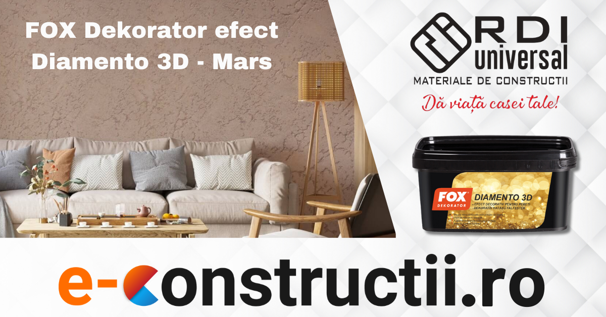 Fox Dekorator efect Diamento 3D - Mars