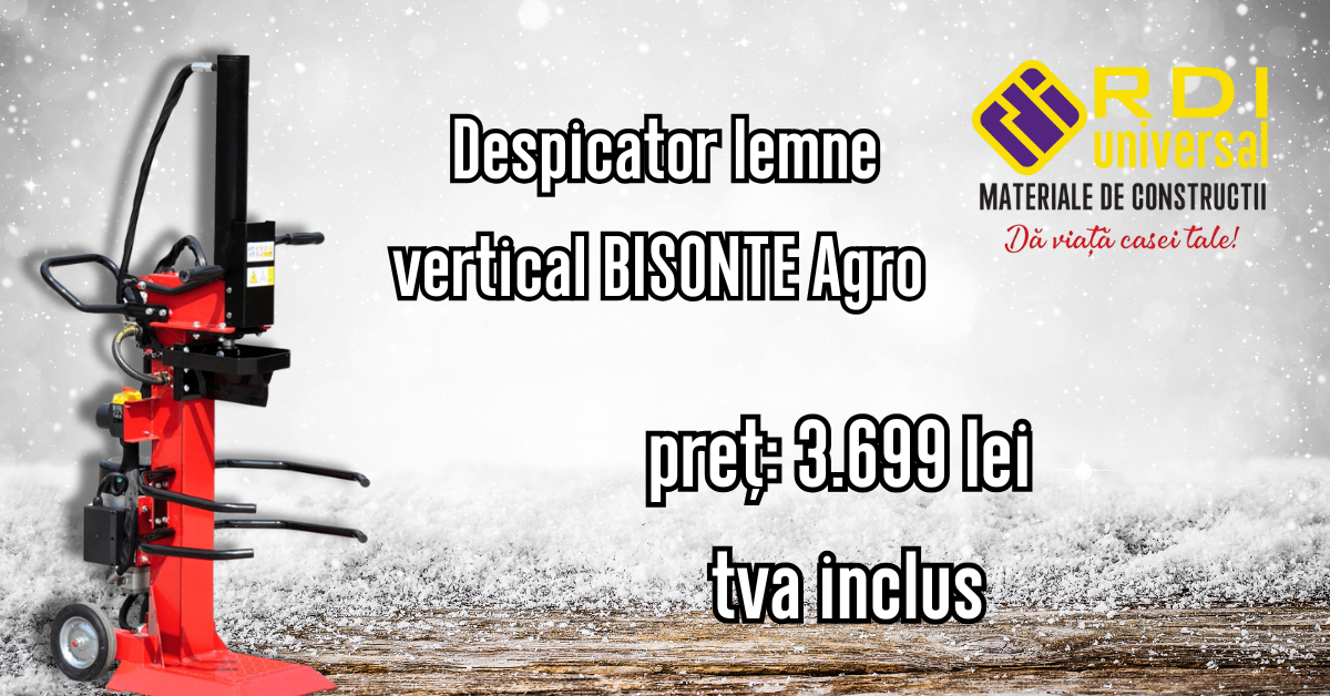 Despicator lemne vertical BISONTE Agro Garden BTA-DV8T 8T 230V 3,0 KW